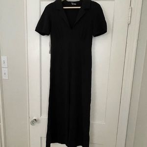 asos black tea dress